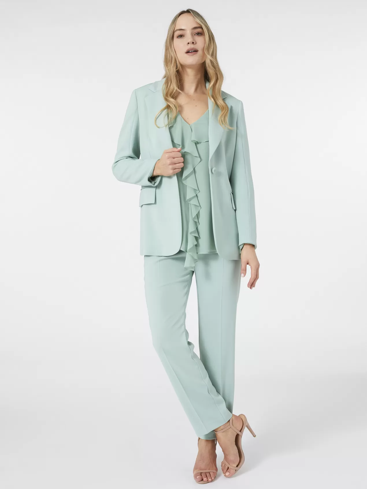 Outlet Elena Mirò Blazer En Cady Green Water