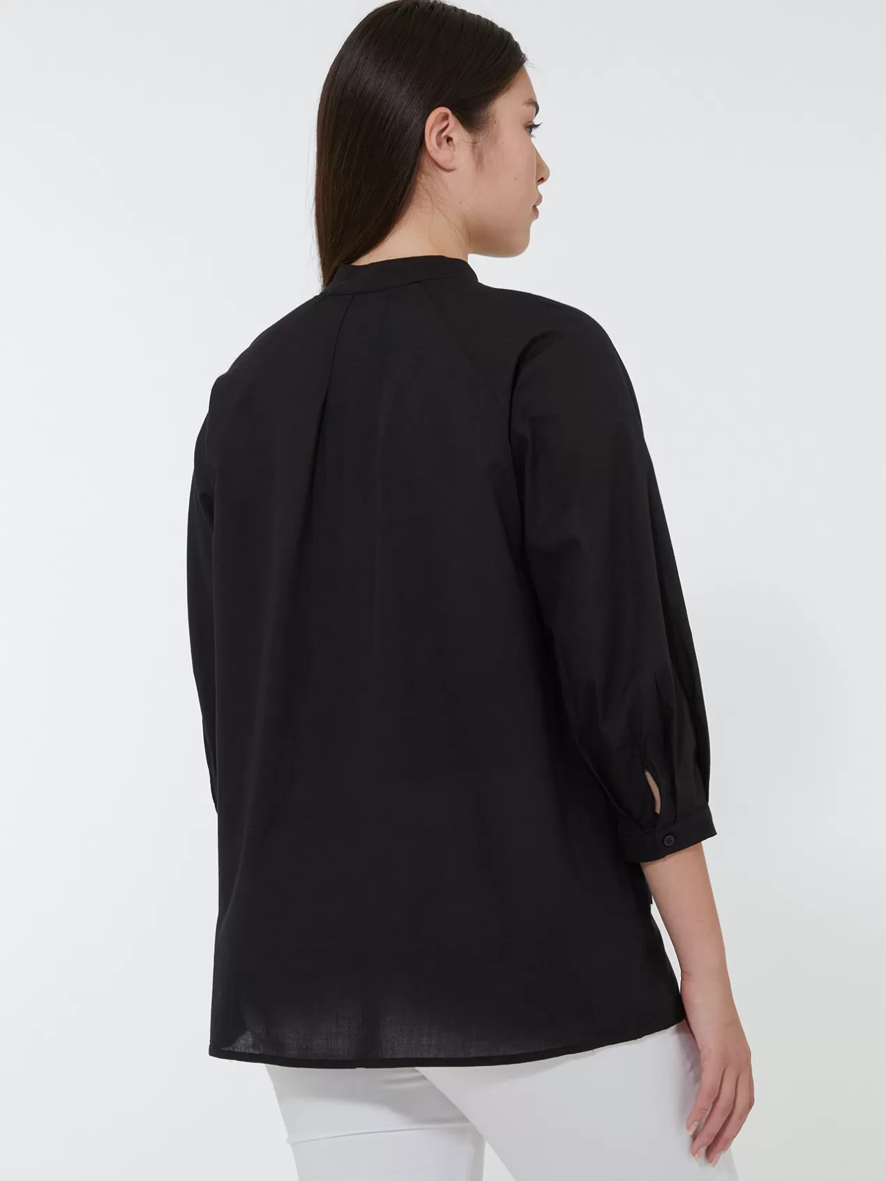 Discount Elena Mirò Blouse A Poches En Dentelle Macrame (Tissu Ecologique) Noir