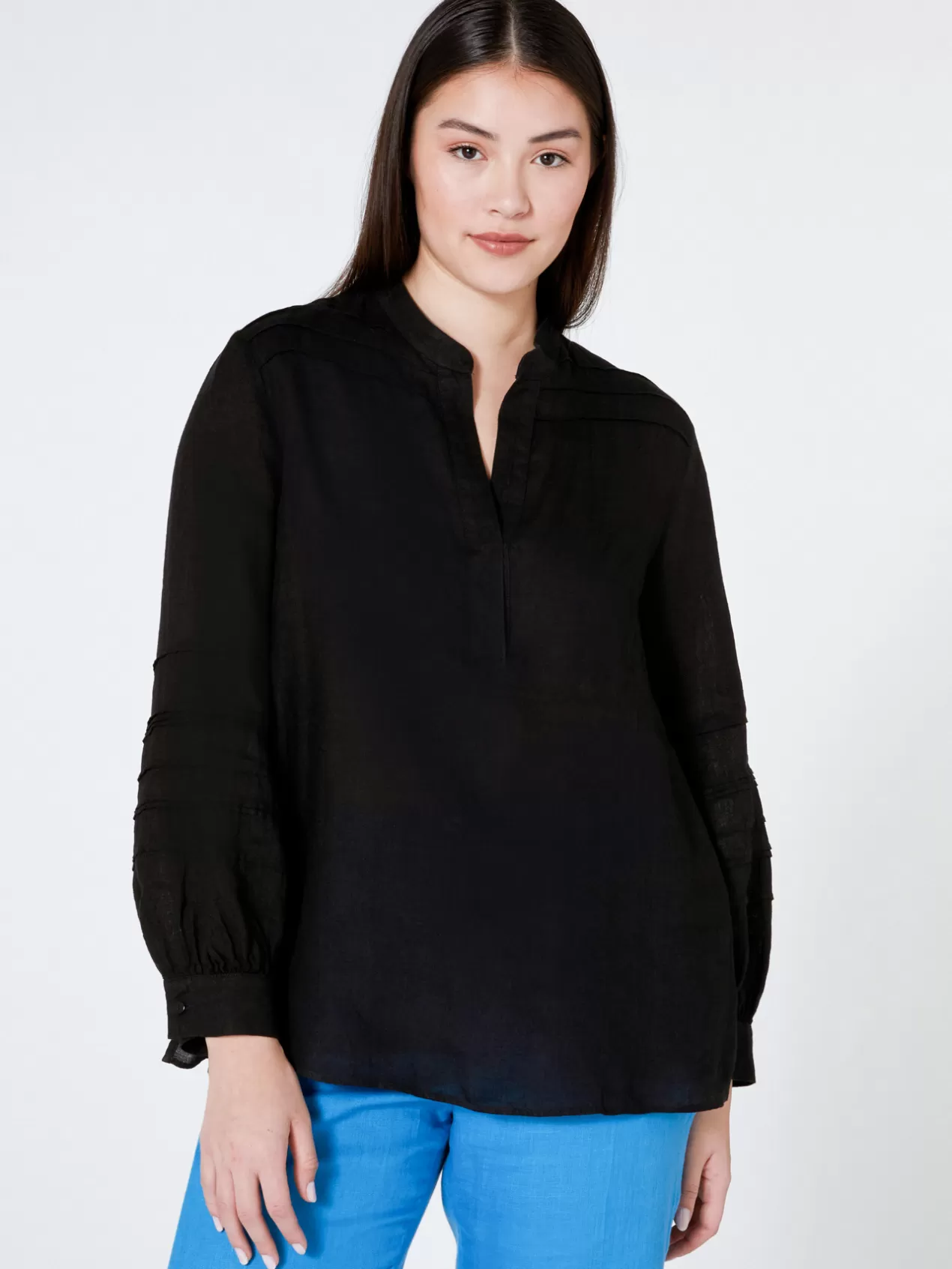 Fashion Elena Mirò Blouse En Lin Noir