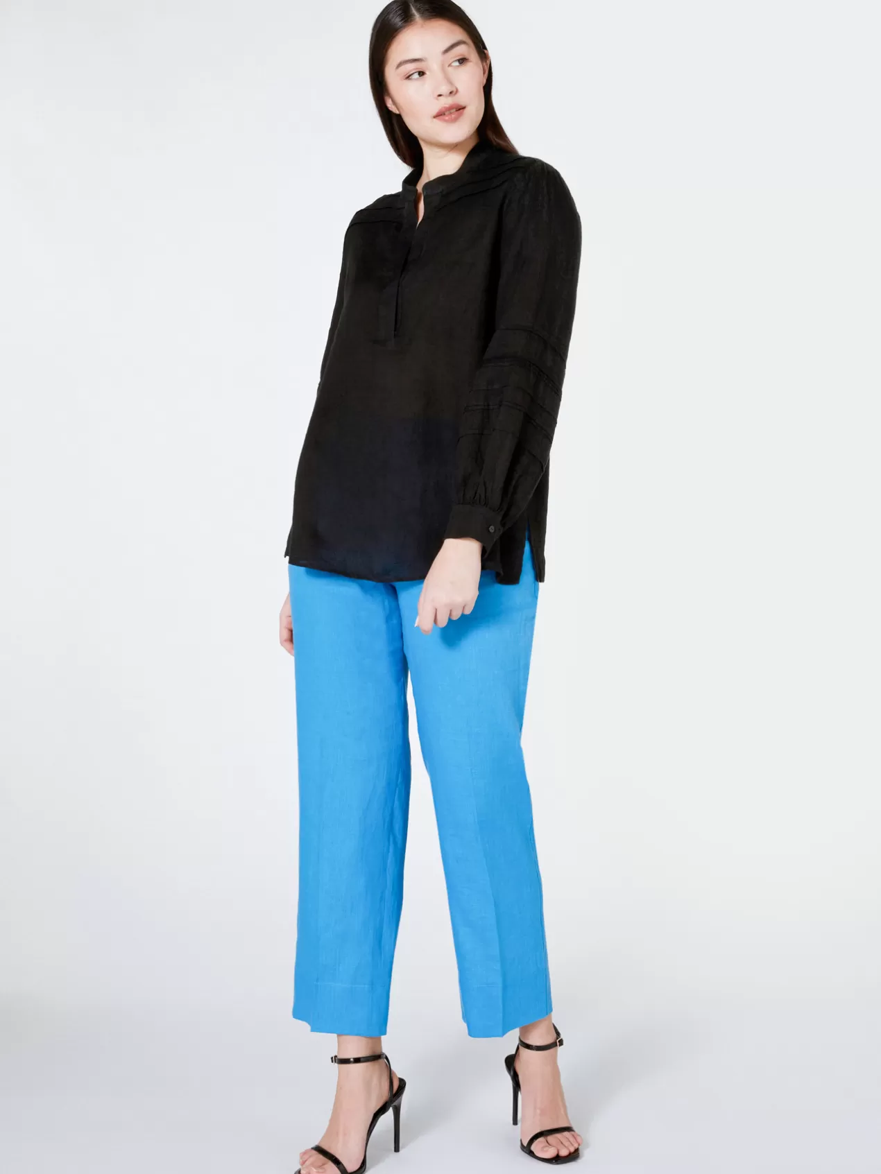 Fashion Elena Mirò Blouse En Lin Noir