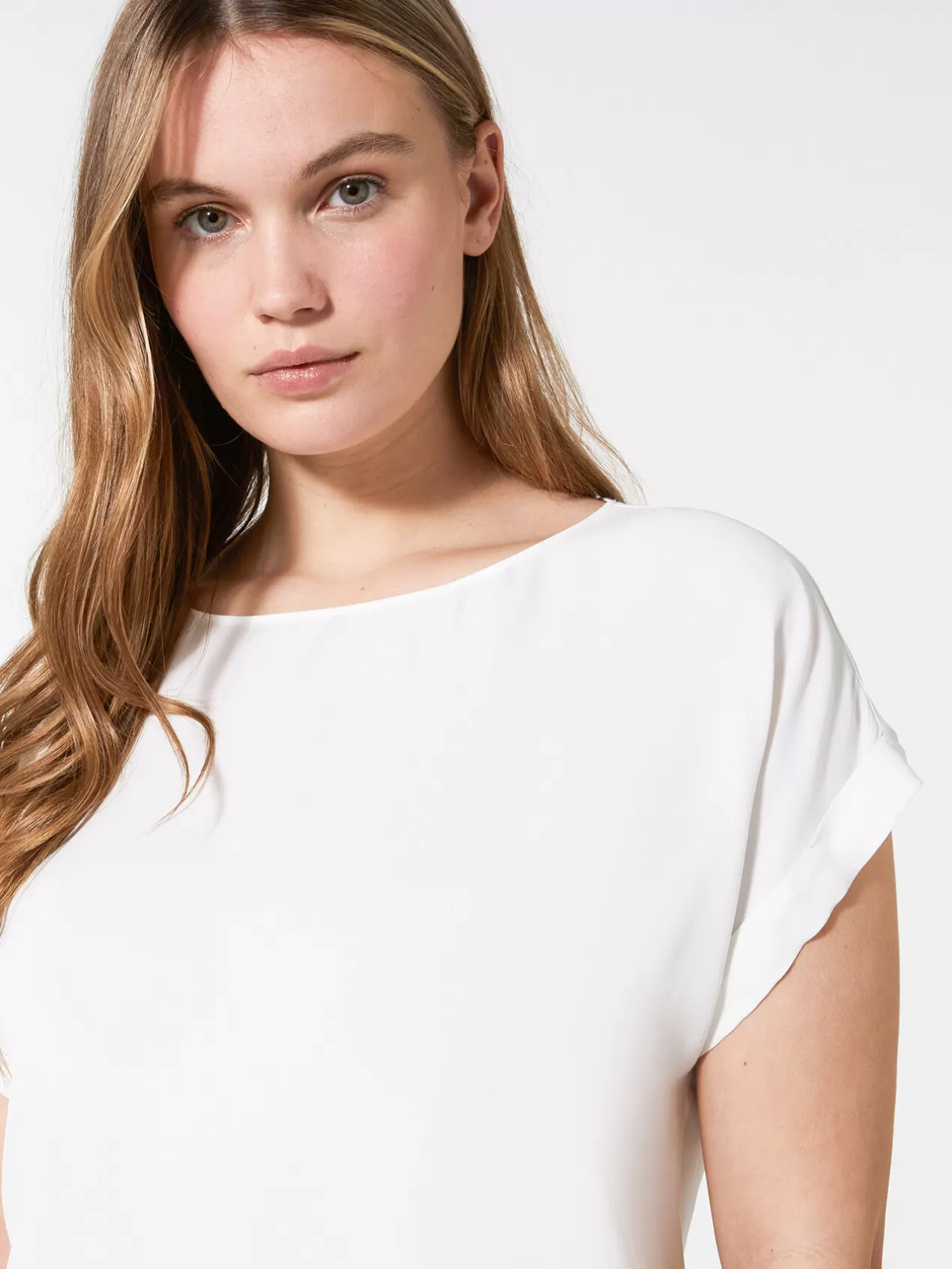 Best Elena Mirò Blouse En Viscose Blanc