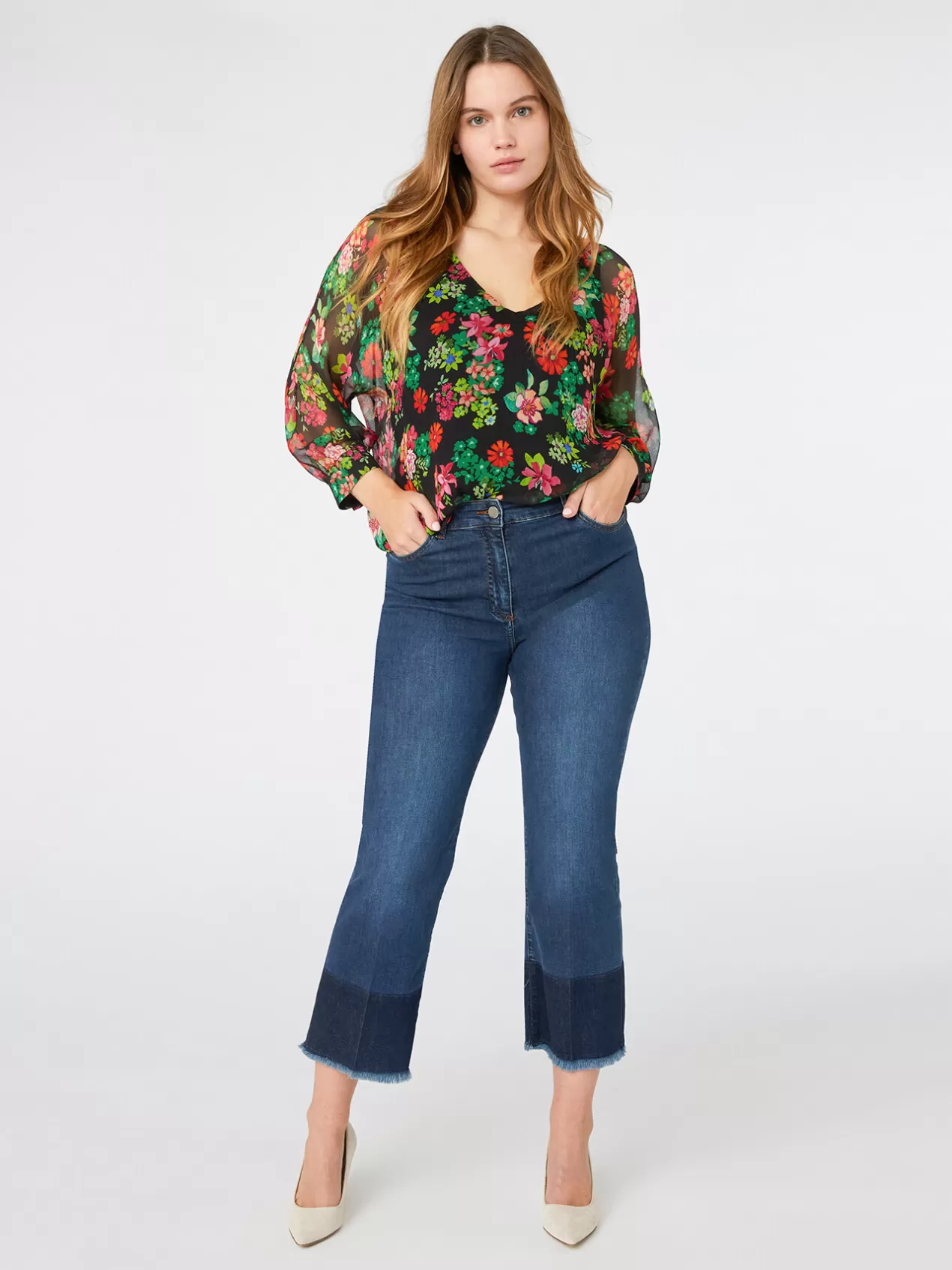 Flash Sale Elena Mirò Blouse En Viscose Imprimee Noir