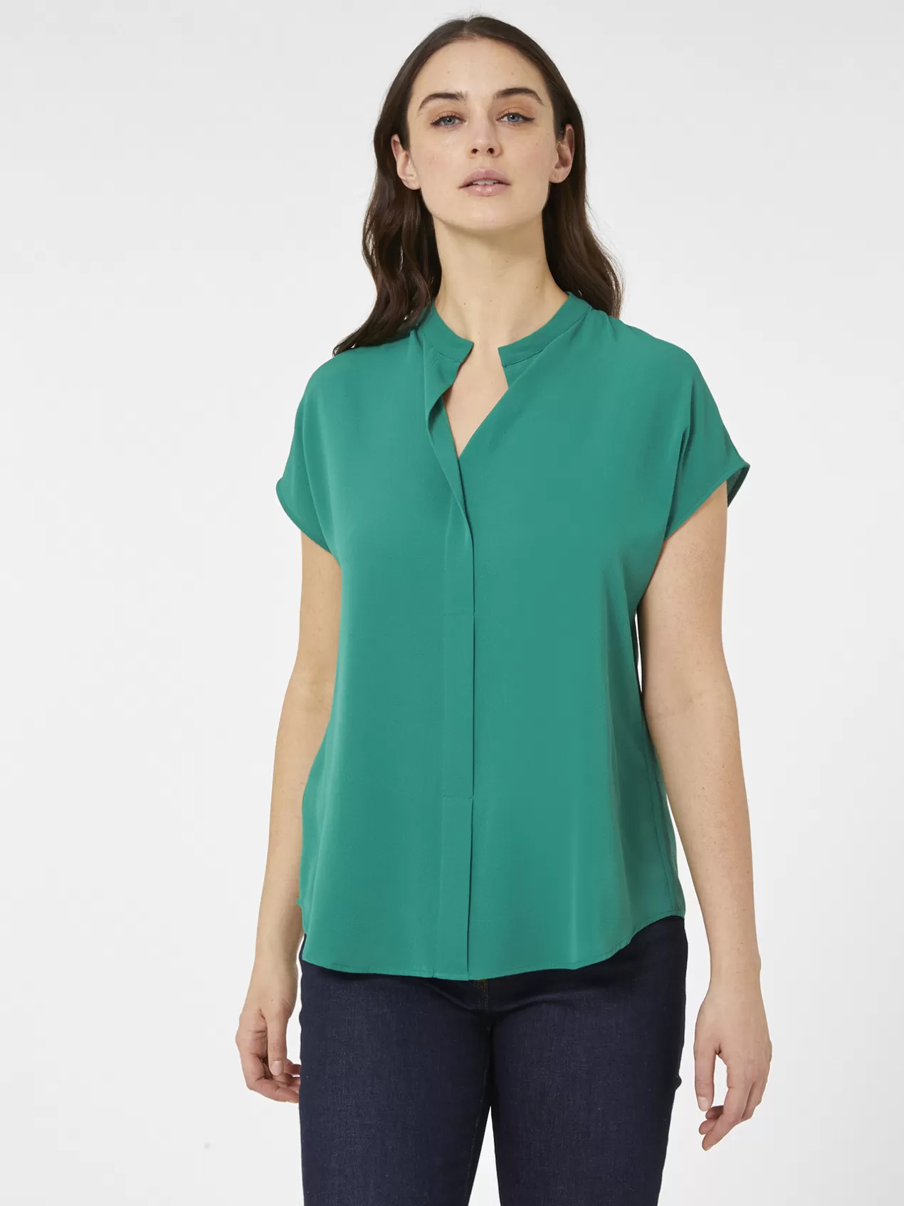Hot Elena Mirò Blouse Unie Vert