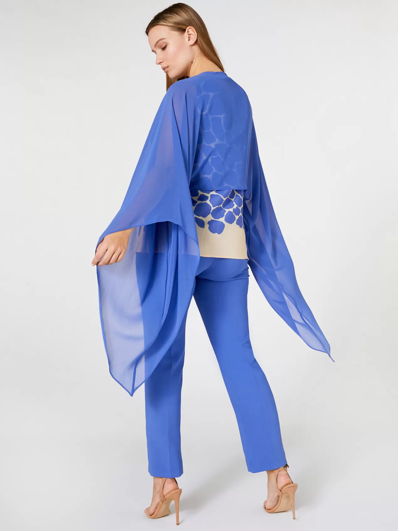 Online Elena Mirò Bolero En Georgette Violet