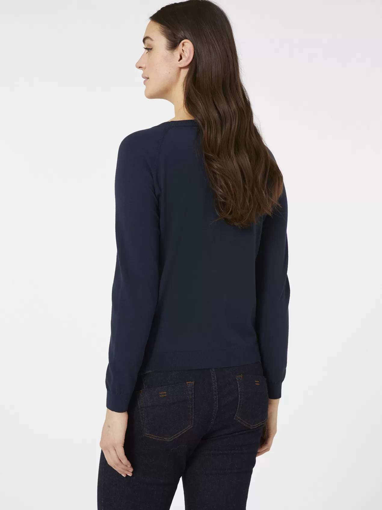 Best Sale Elena Mirò Cardigan En Viscose Ecovero™ Avec Broderie Fine Bleu