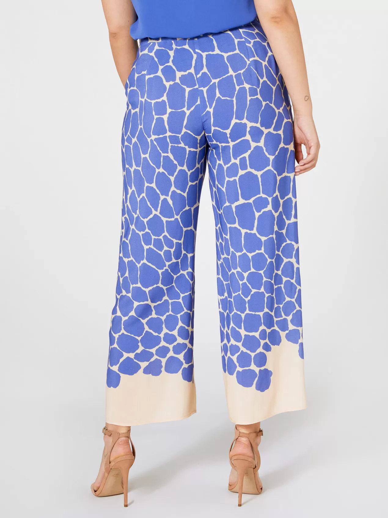 Cheap Elena Mirò Elegant Pantalon Imprime Violet