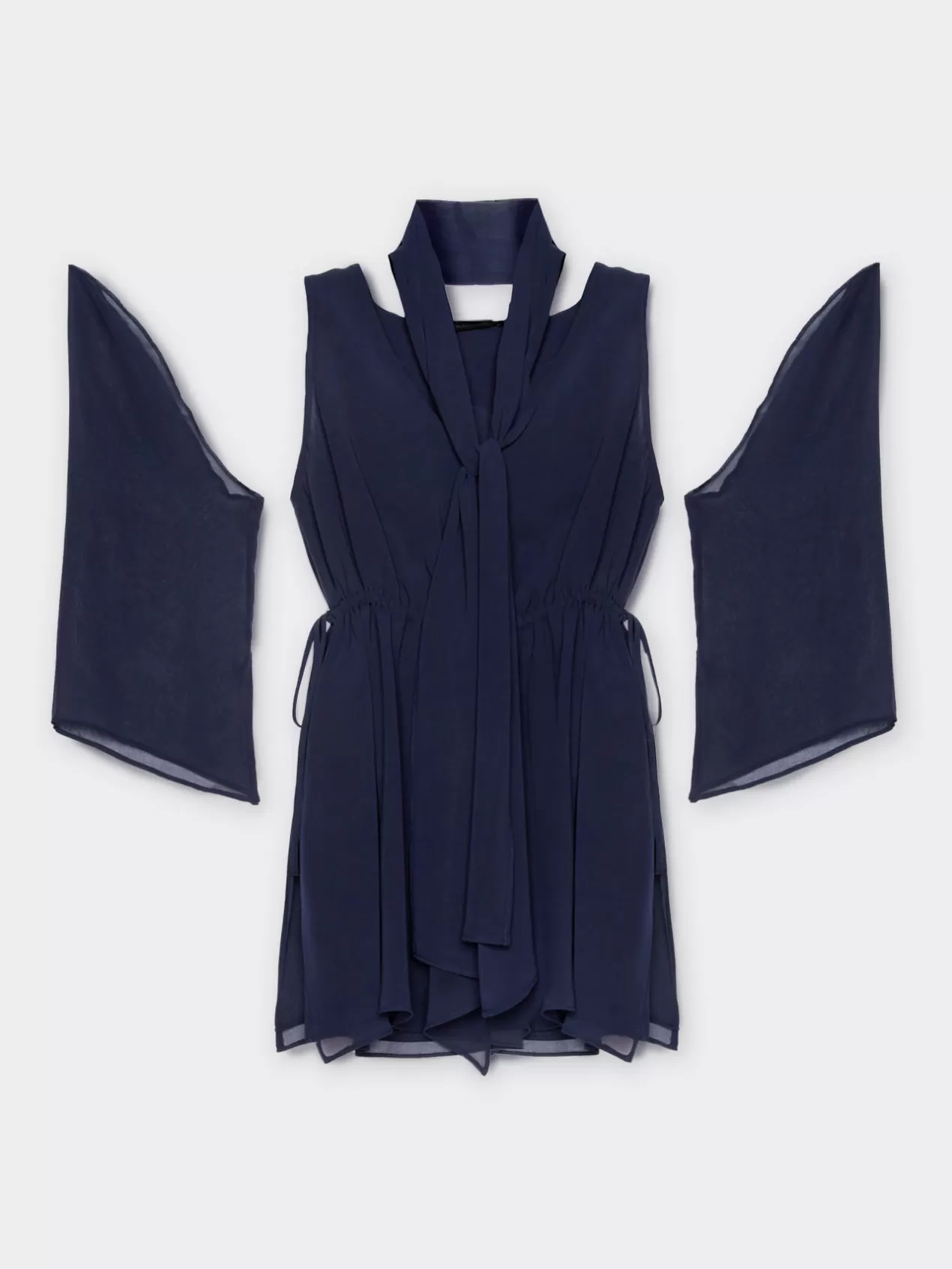 Cheap Elena Mirò Ensemble Elegant Compose D'Un Top, D'Un Pantalon Et D'Une Etole Bleu