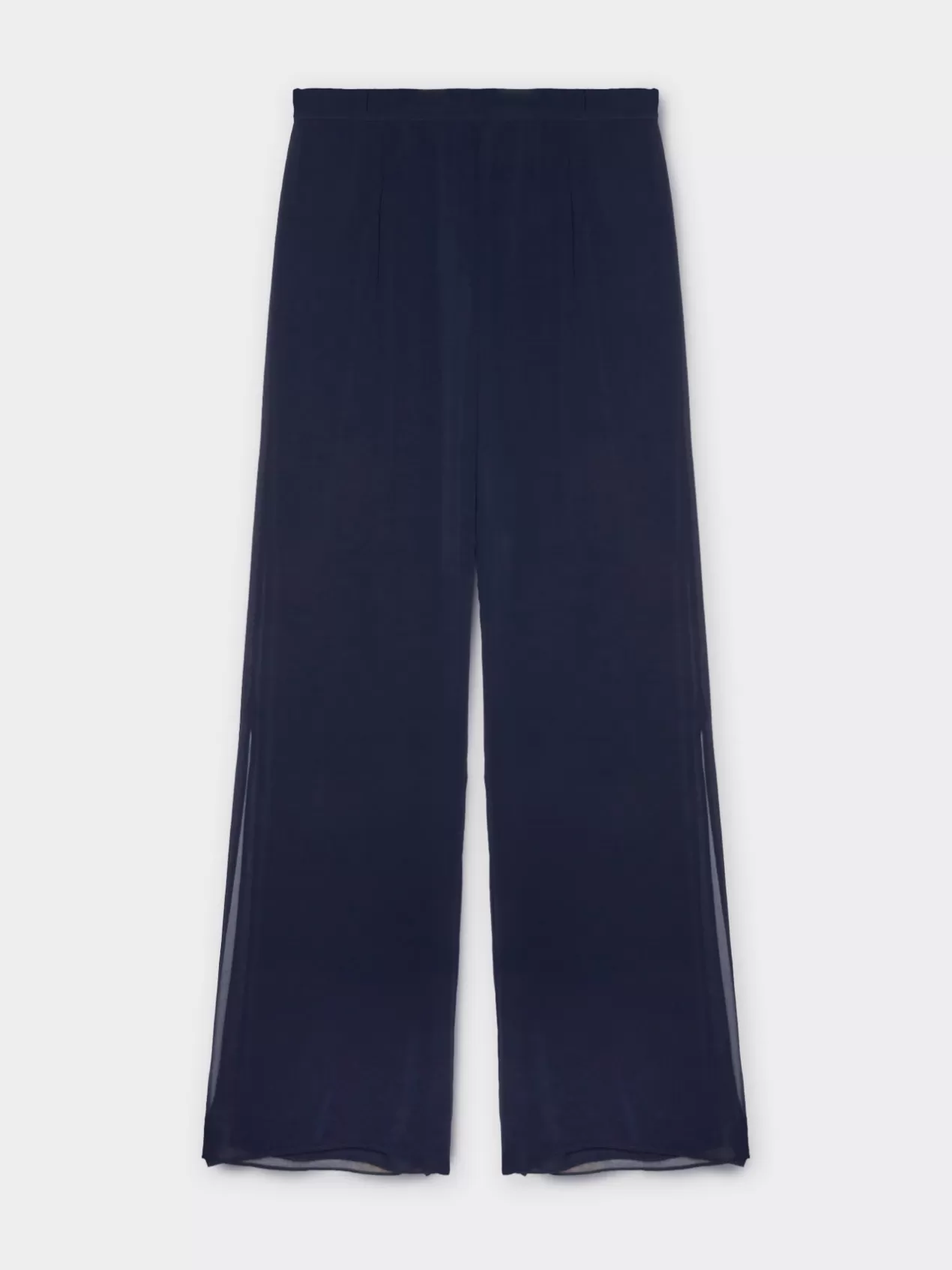 Cheap Elena Mirò Ensemble Elegant Compose D'Un Top, D'Un Pantalon Et D'Une Etole Bleu