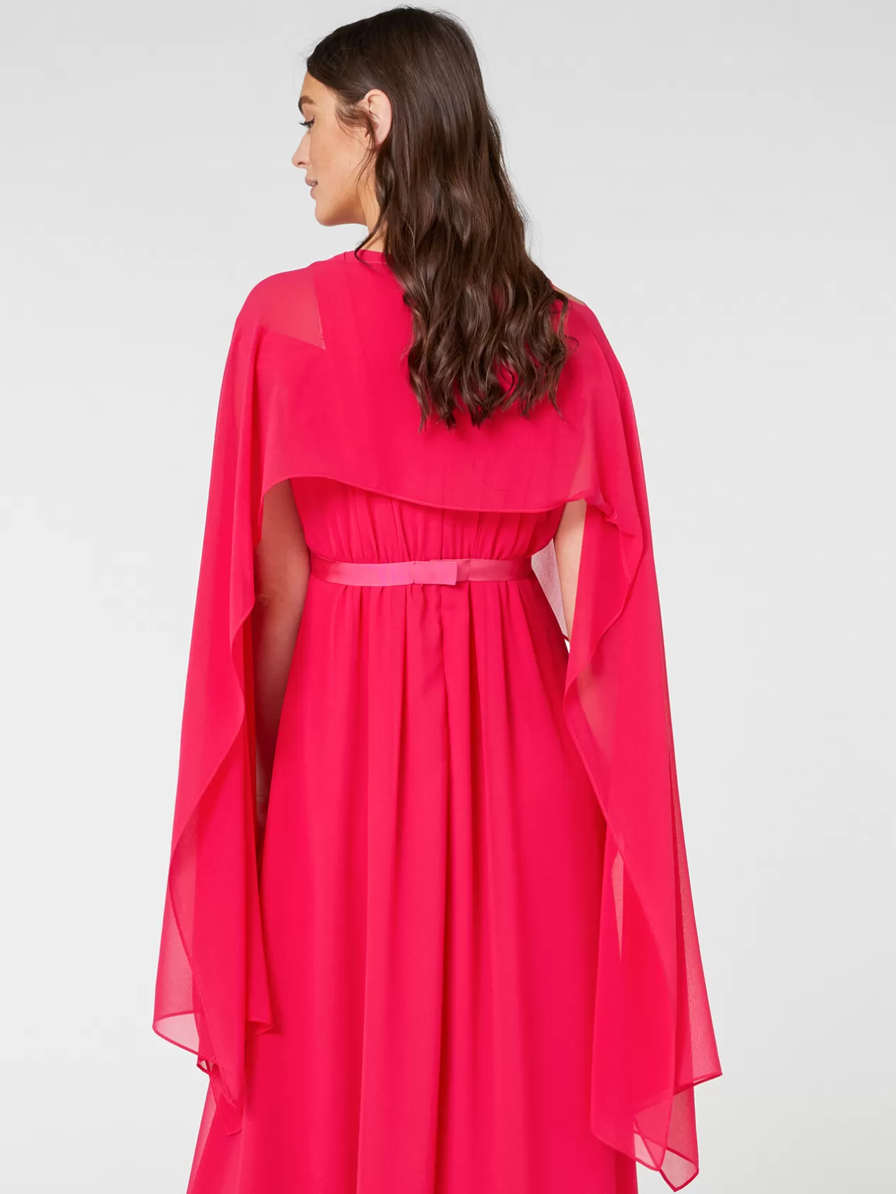 Hot Elena Mirò Etole Ample En Georgette Fuchsia