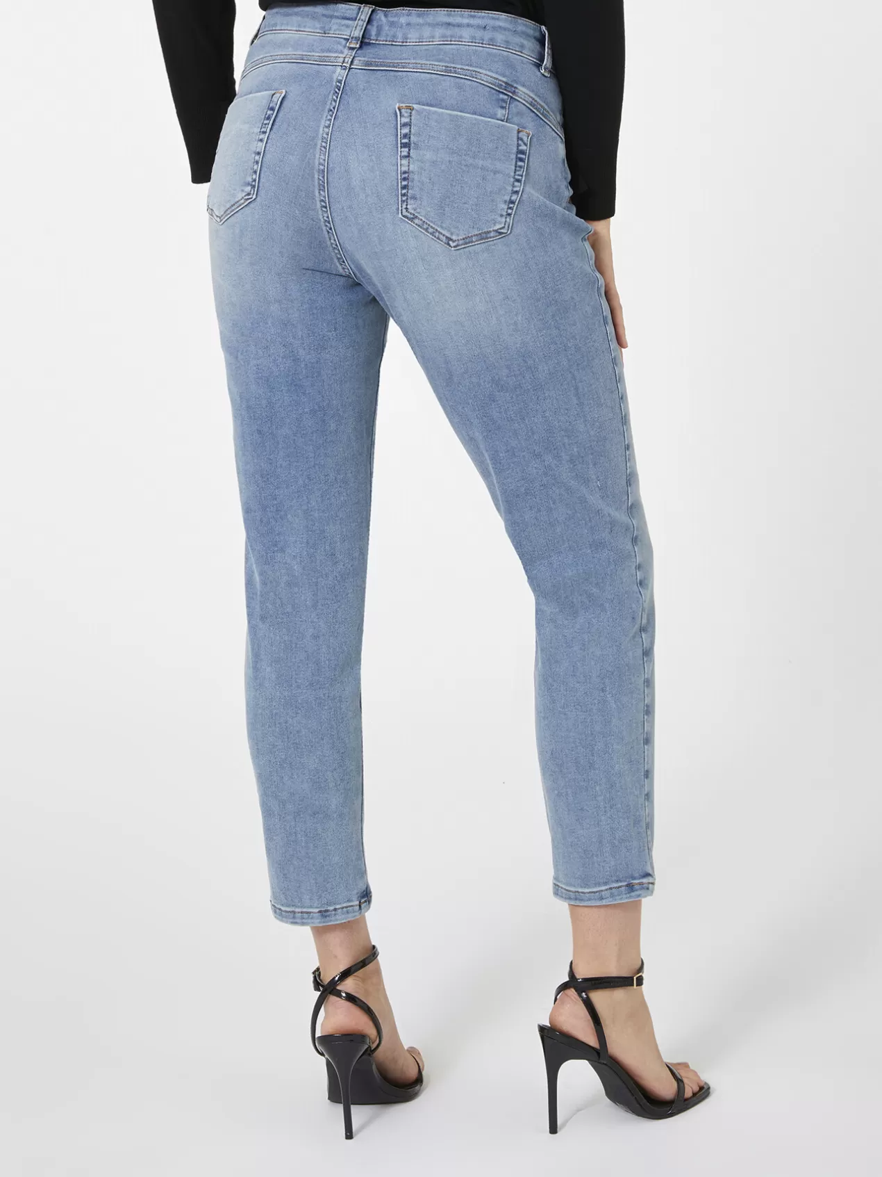 Cheap Elena Mirò Jean Skinny En Denim Respectueux De L'Environnement Light - Blue