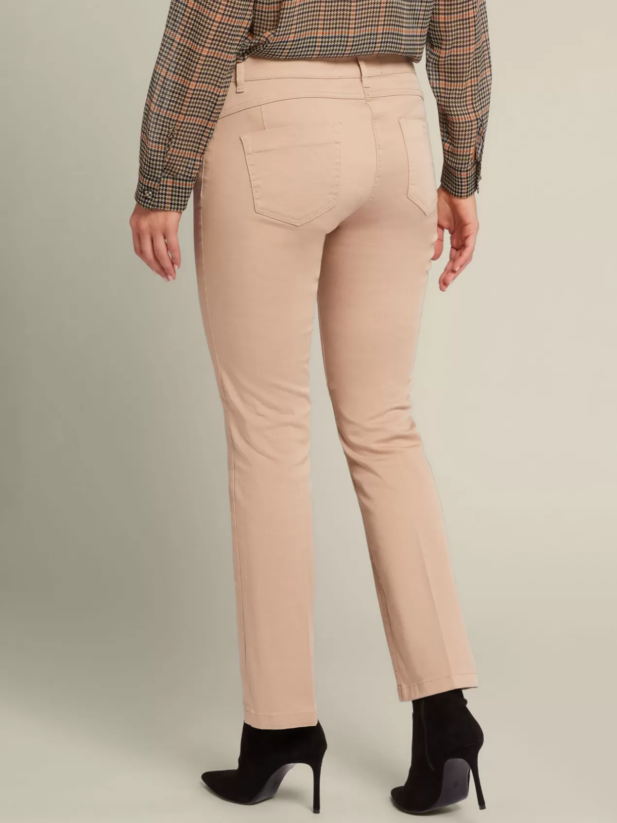 Store Elena Mirò Pantalon En Drill Stretch Beige