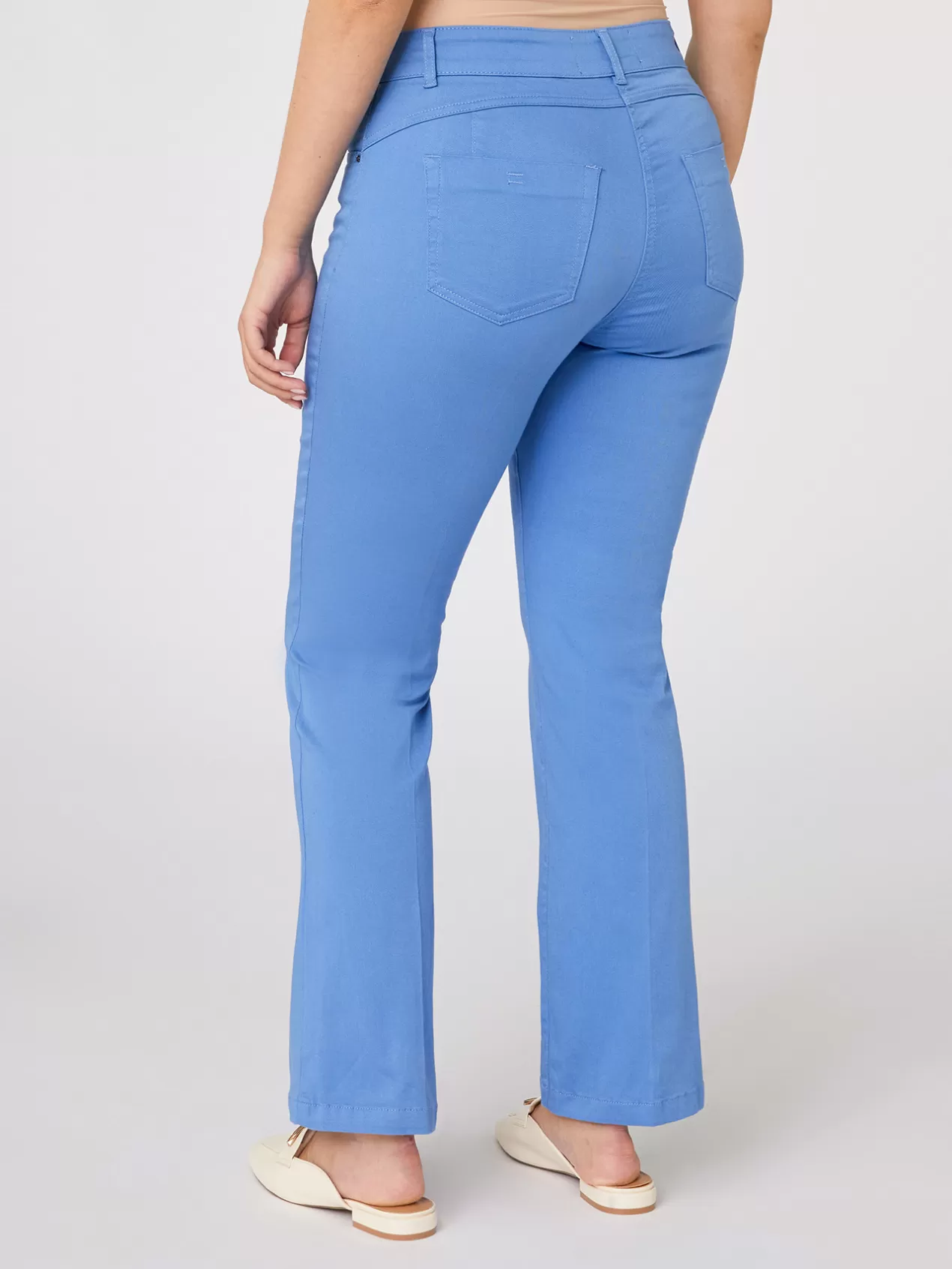 Best Sale Elena Mirò Pantalon En Drill Stretch Light - Blue