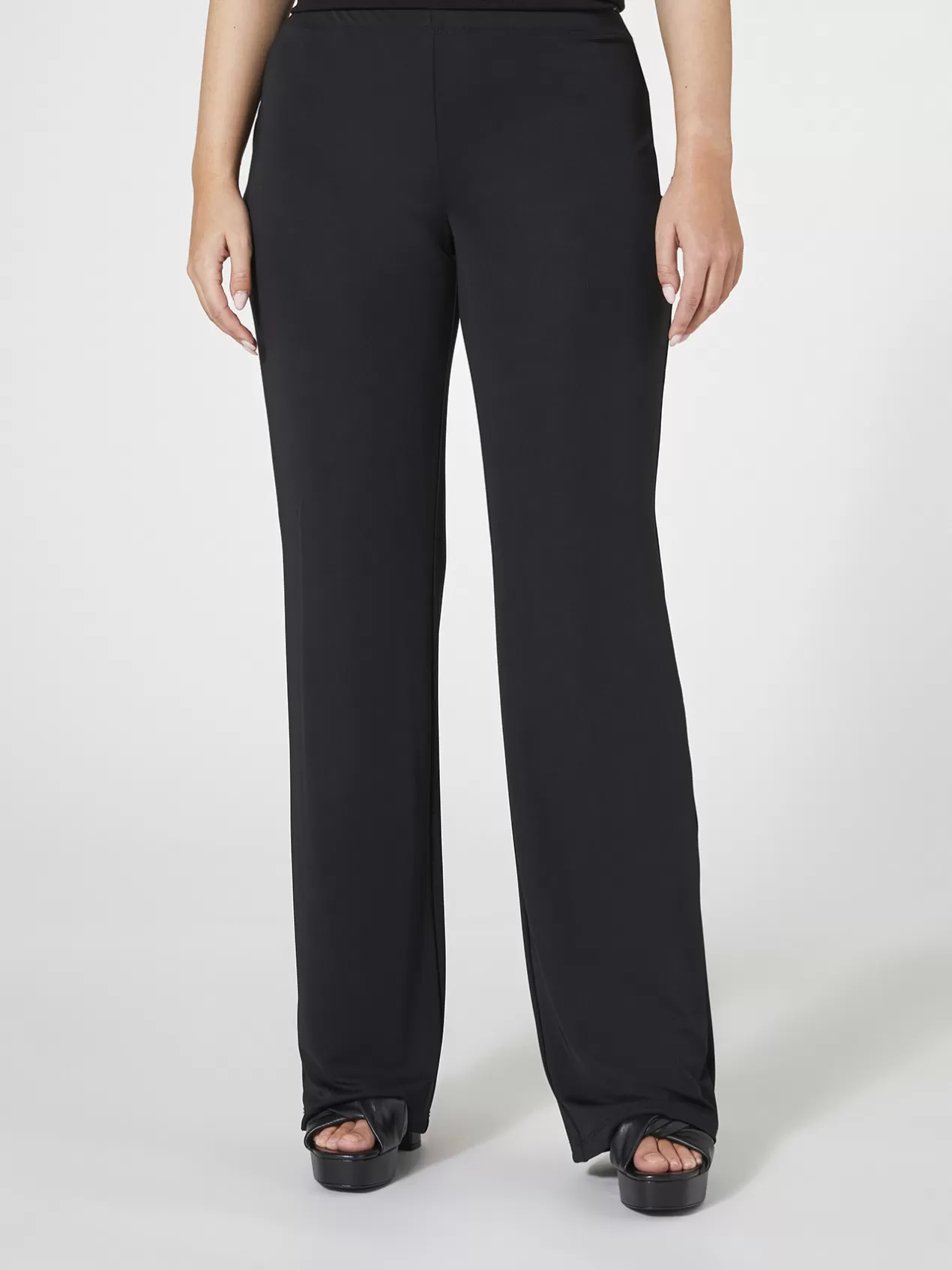 Hot Elena Mirò Pantalon En Jersey Stretch Noir