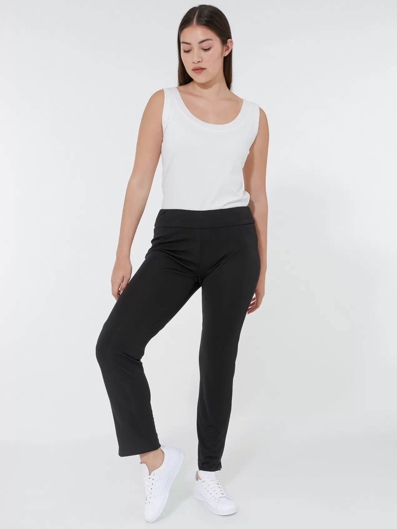 Flash Sale Elena Mirò Pantalon Skinny En Jersey Noir