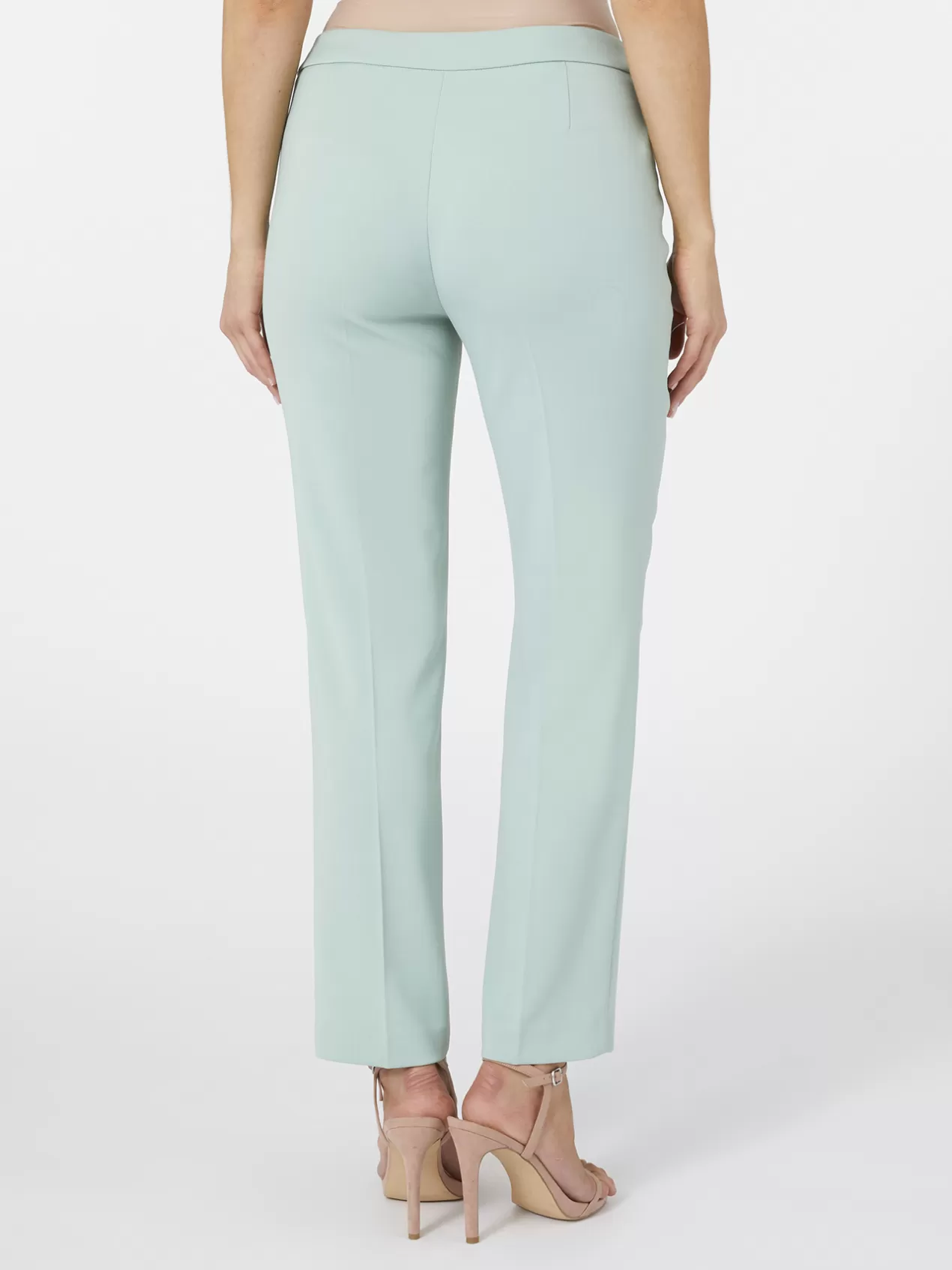 Best Sale Elena Mirò Pantalon Slim En Cady Green Water