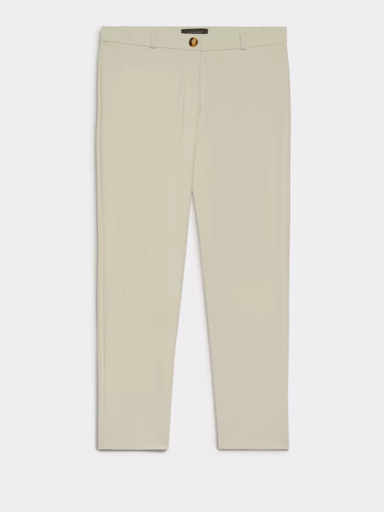 Discount Elena Mirò Pantalon Slim En Jersey Beige