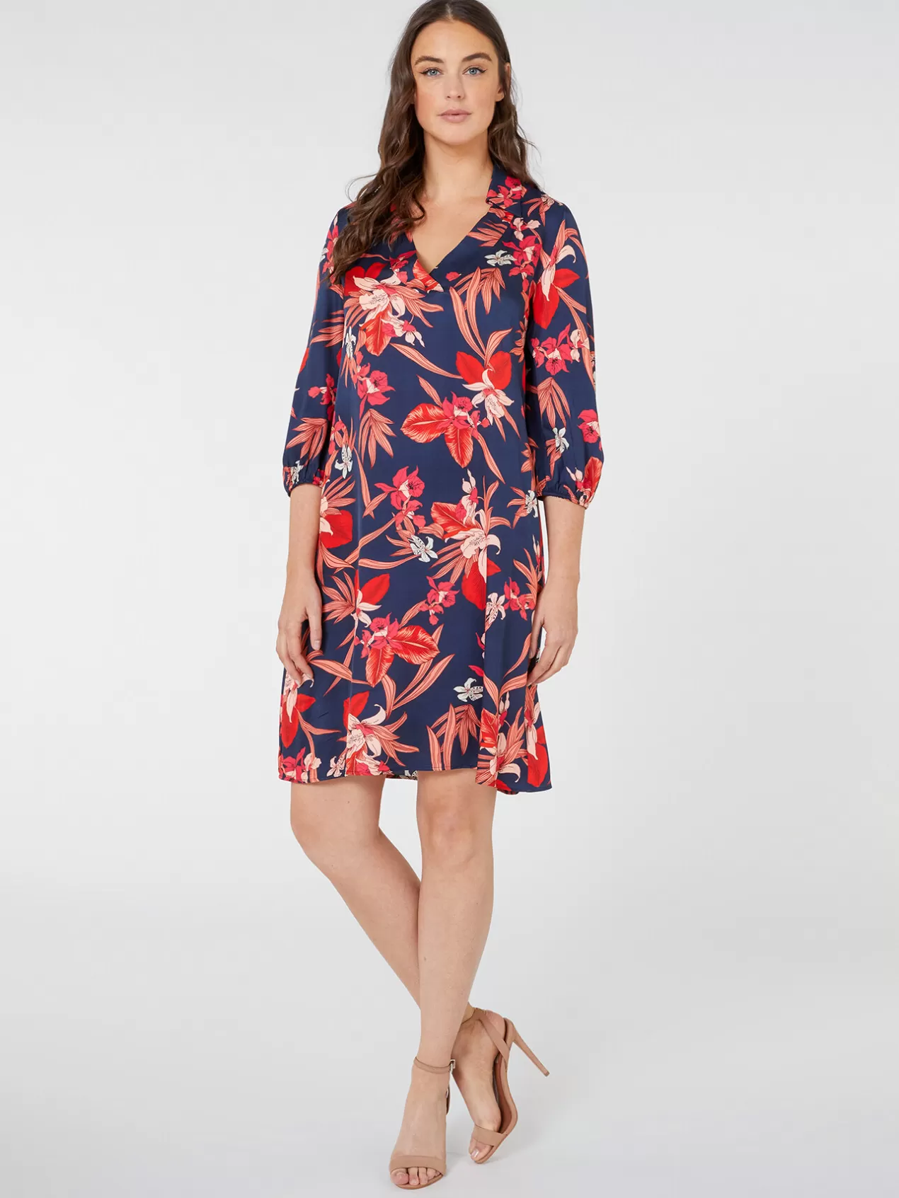 Best Elena Mirò Robe A Pois Bleu
