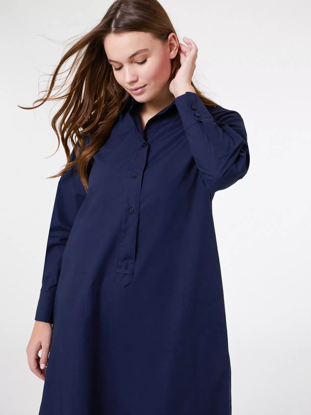 Flash Sale Elena Mirò Robe Chemisier Bleu