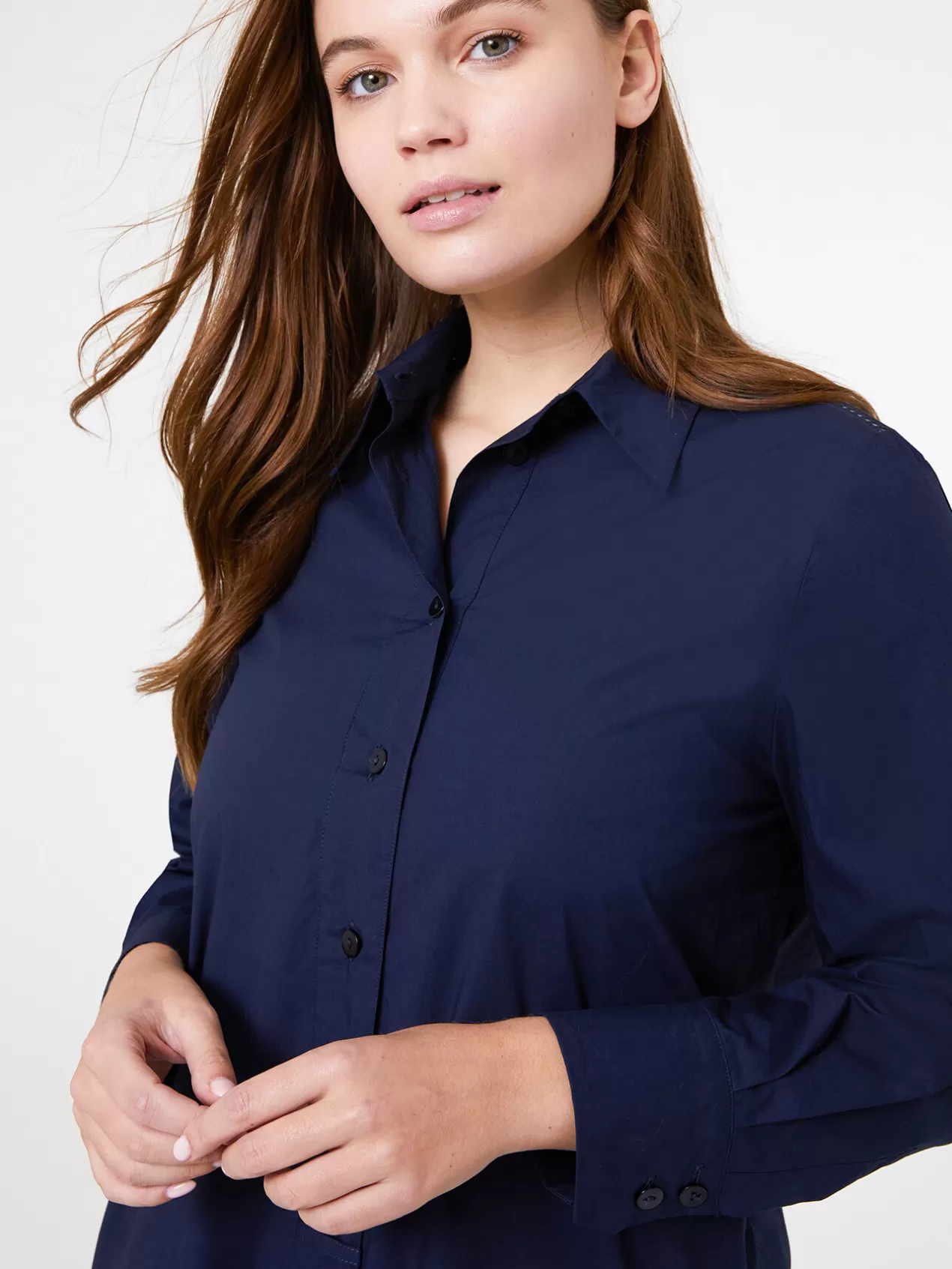 Flash Sale Elena Mirò Robe Chemisier Bleu