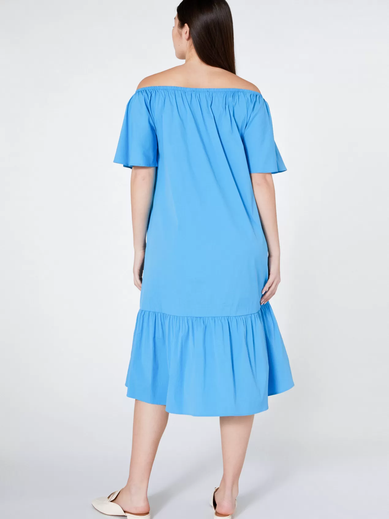 Cheap Elena Mirò Robe D'Ete A Volants Light - Blue