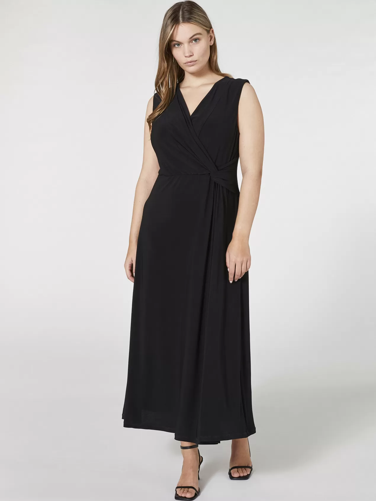 Cheap Elena Mirò Robe Elegante A Noeud Noir