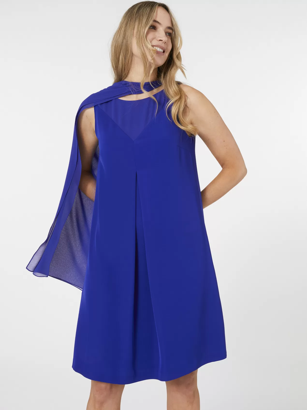 Hot Elena Mirò Robe Elegante Avec Etole Bleuet