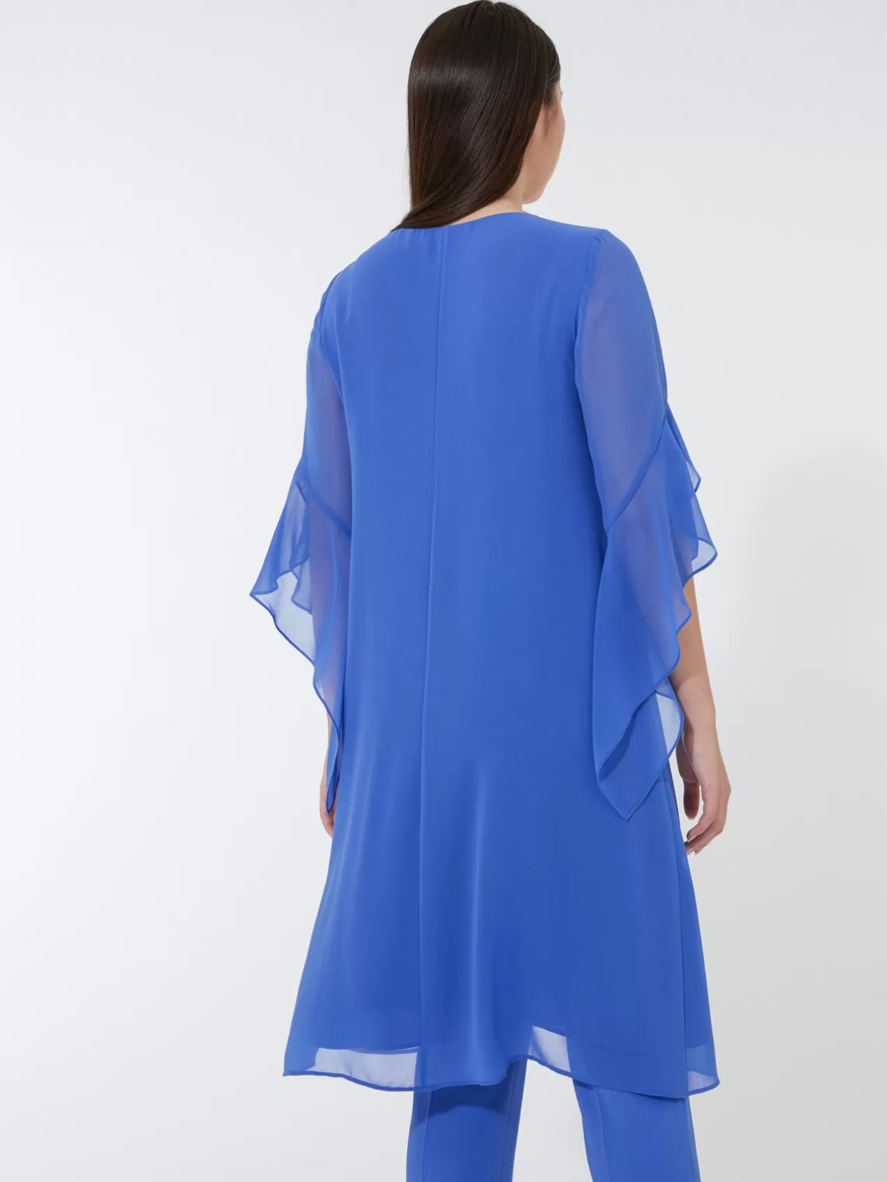 Shop Elena Mirò Robe Elegante Avec Manches Evasees Violet