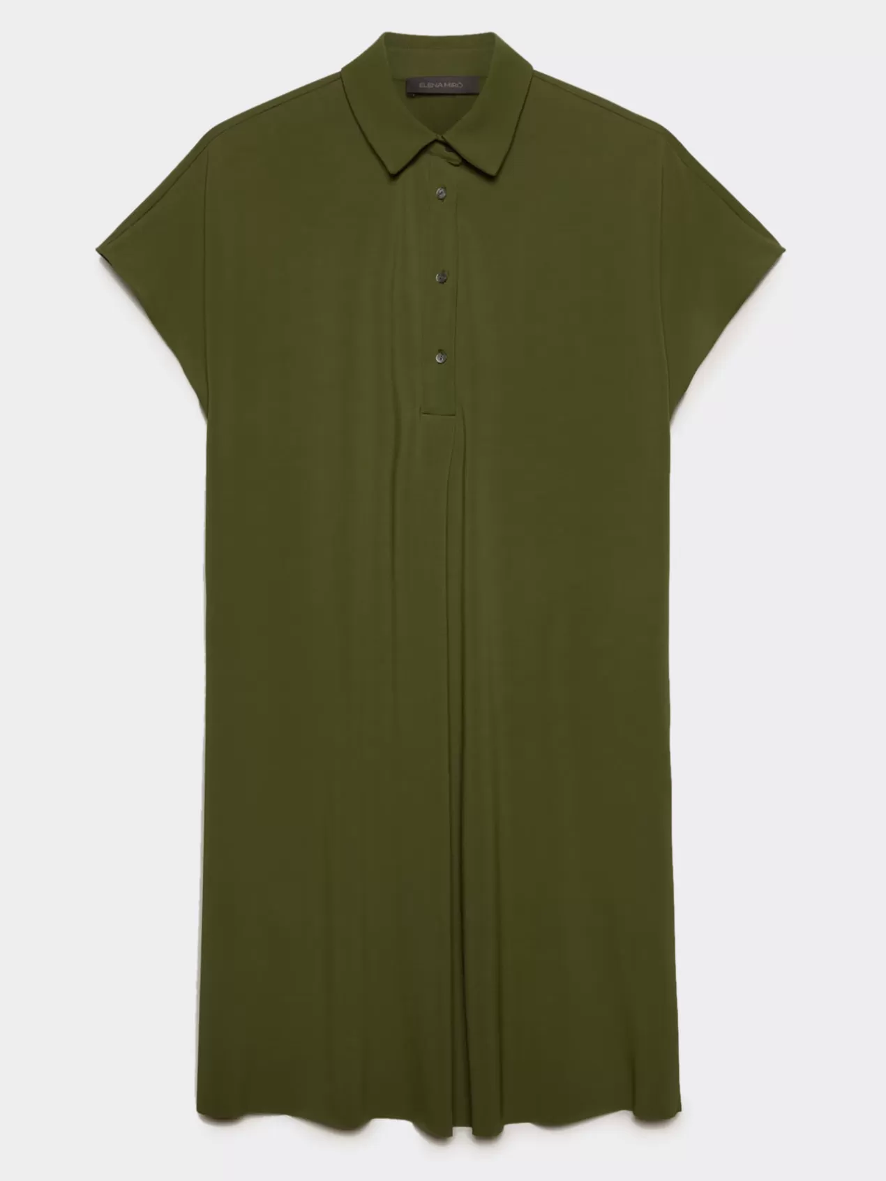Outlet Elena Mirò Robe En Jersey Vert