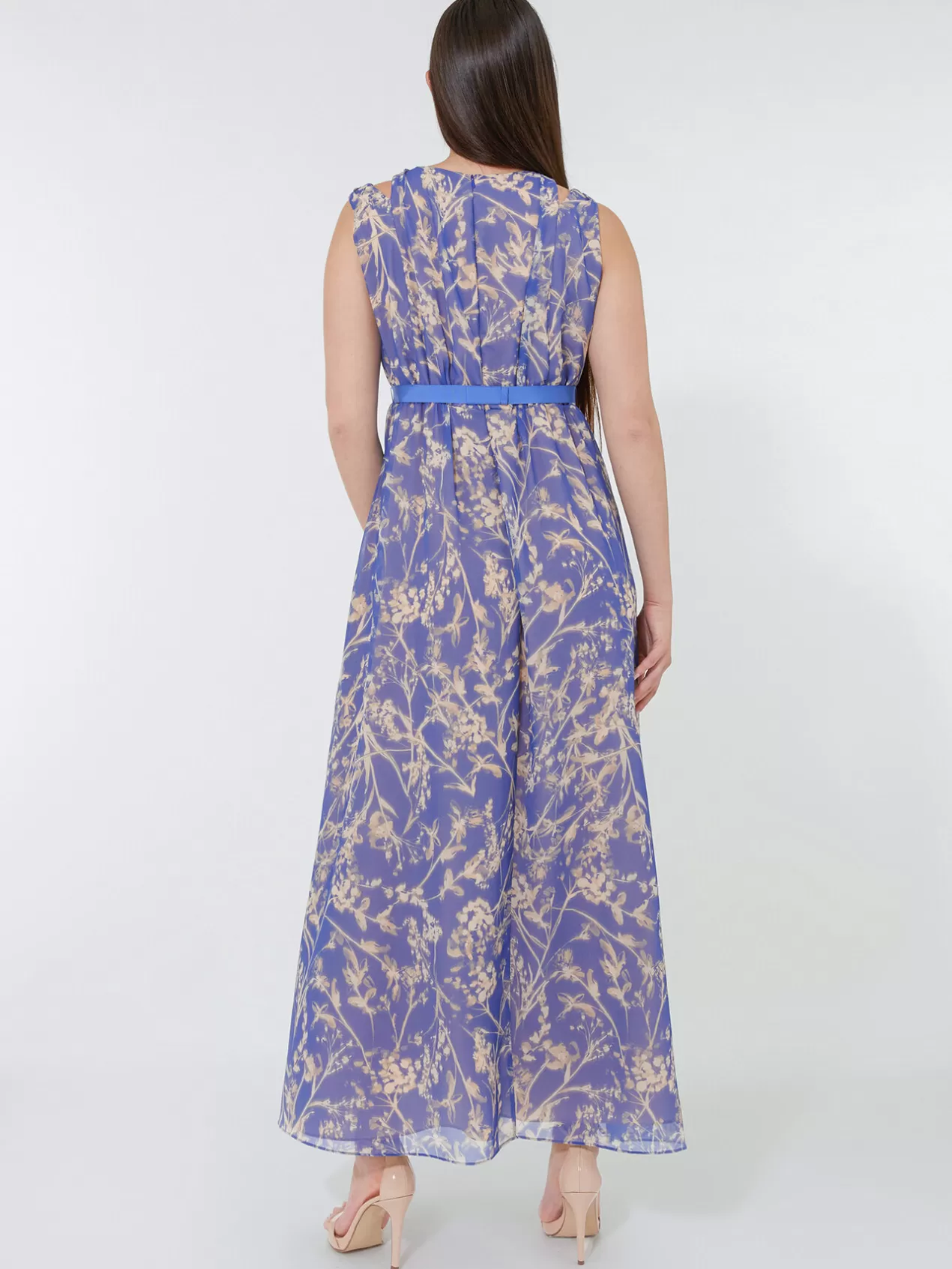 Cheap Elena Mirò Robe Longue Imprimee Violet