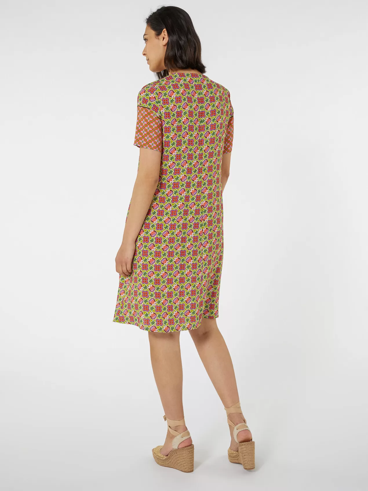 Cheap Elena Mirò Robe Orange Magnolia Toni Orange Soleil