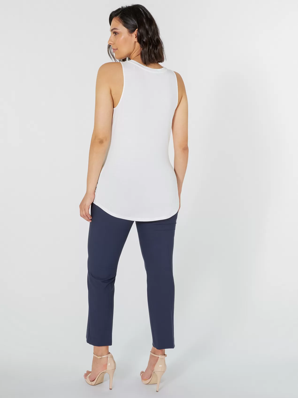 Flash Sale Elena Mirò Top Avec Plis Sur Le Devant (Tissu Ecologique) Blanc