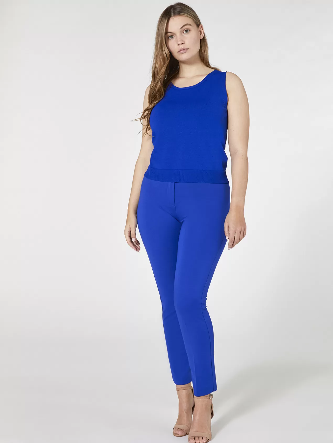 Cheap Elena Mirò Top En Maille Bleuet