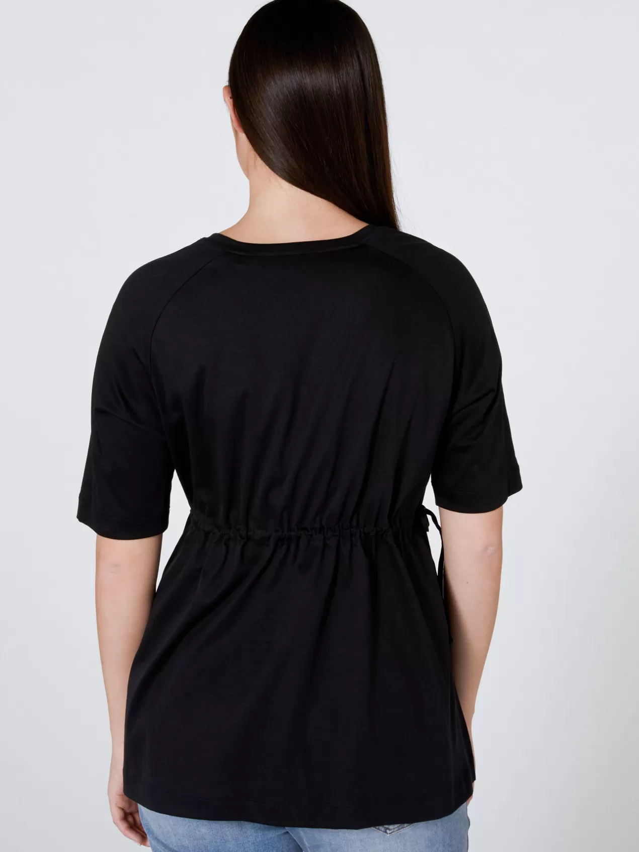 Store Elena Mirò T-Shirt Avec Cordon De Serrage Noir