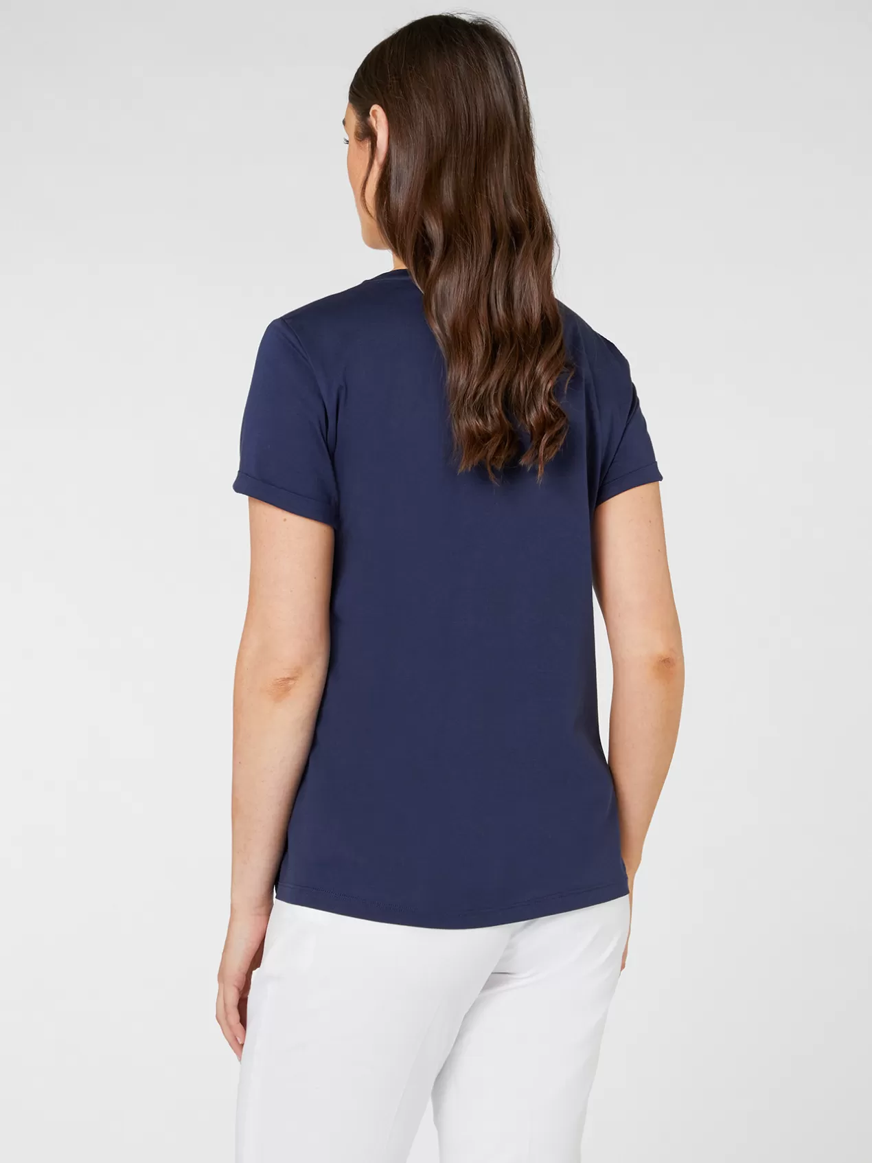 Flash Sale Elena Mirò T-Shirt Avec Impression Sur Le Devant (Coton Bio) Bleu