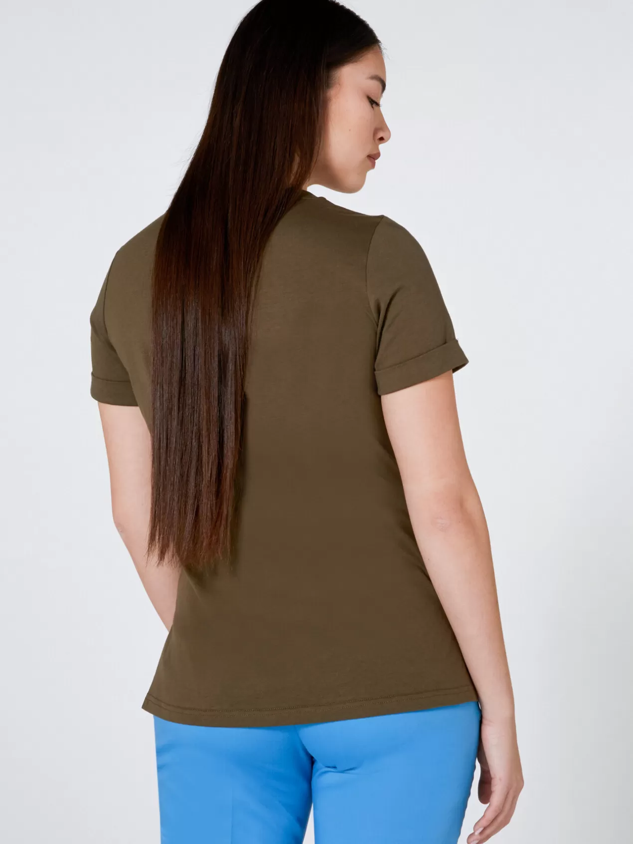 Store Elena Mirò T-Shirt Brode Vert