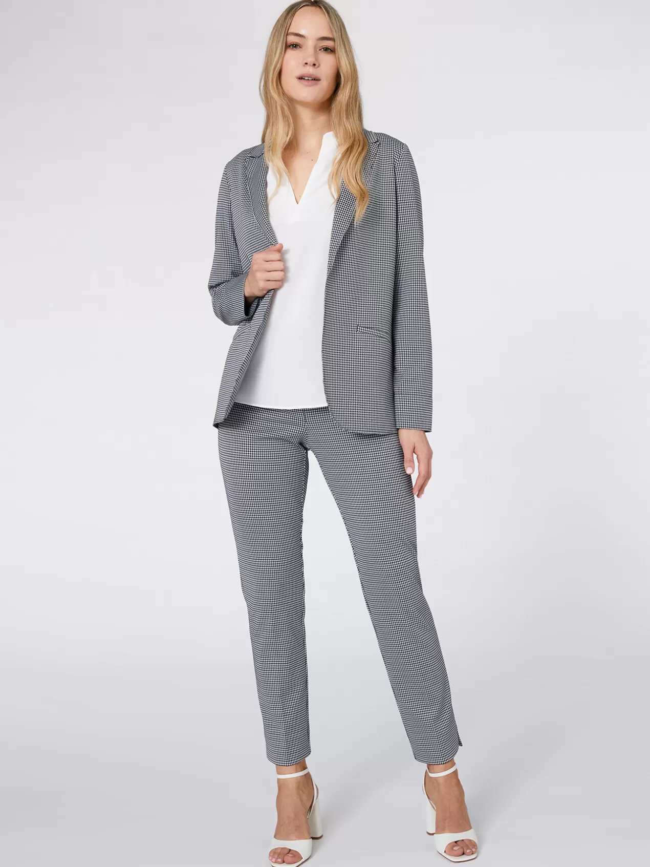 New Elena Mirò Veste Blazer Jacquard Noir